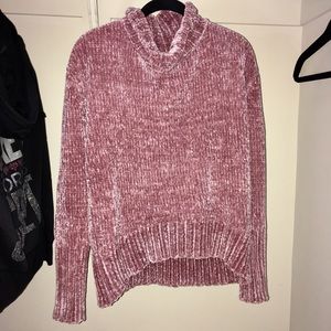 Two pink warm sweaters